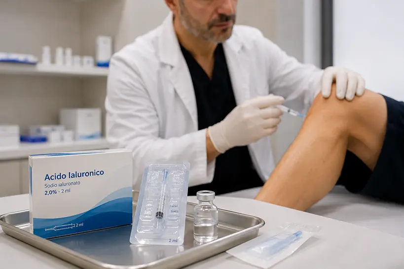 acido ialuronico per infiltrazioni alle ginocchia